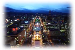 大通公園の夜景